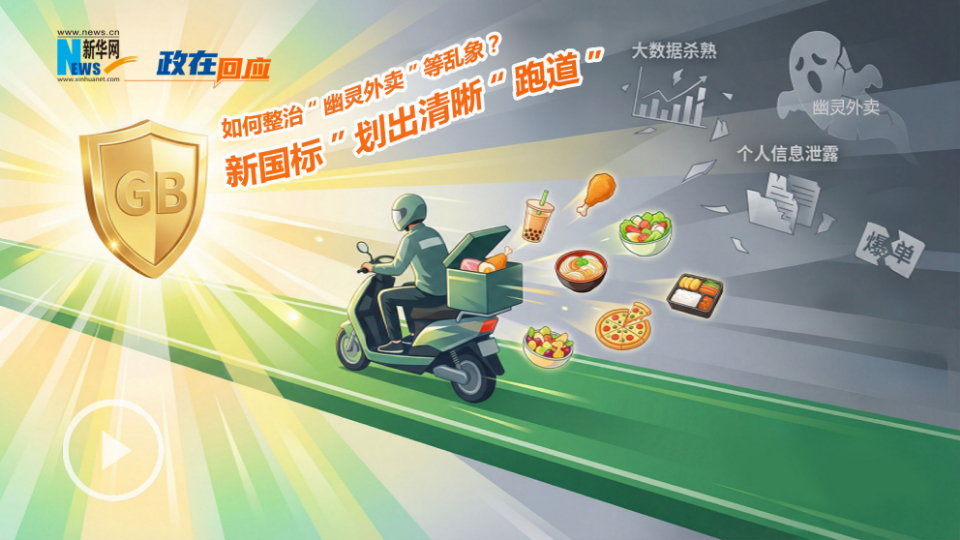 政在回應(yīng)丨如何整治“幽靈外賣”等亂象？外賣“新國標”劃出清晰“跑道”