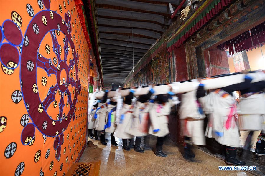 CHINA-TIBET-QOIDE MONASTERY-RELIGIOUS SERVICE (CN)