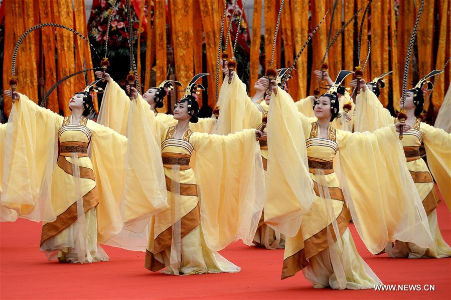 CHINA-SHAANXI-HUANGDI-CEREMONY (CN) 