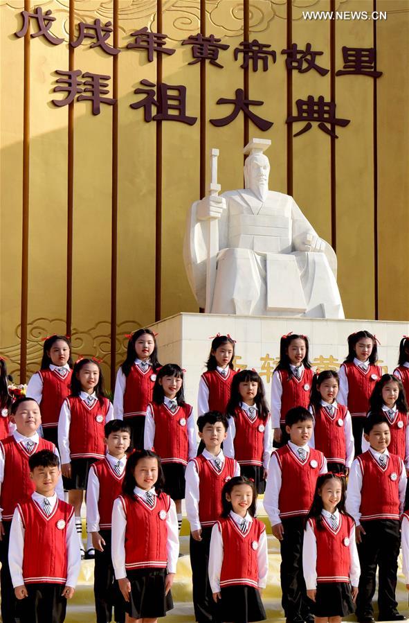 CHINA-ZHENGZHOU-HUANGDI-WORSHIP(CN)