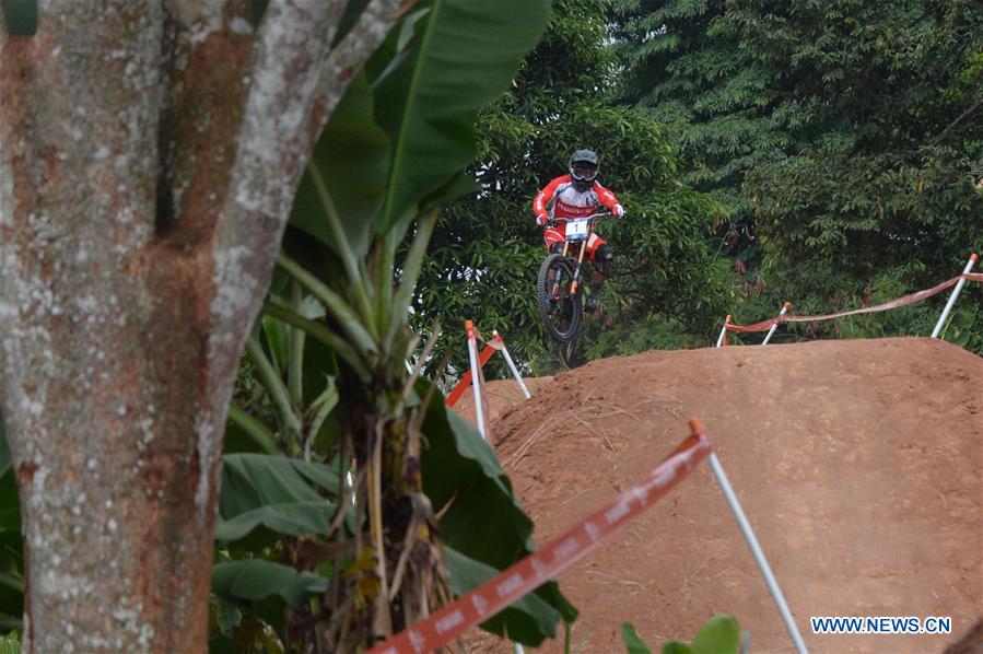 (SP)-INDONESIA-SUBANG-ASIAN GAMES 2018-MEN&rsquo;S DOWN HILL-MEDALS
