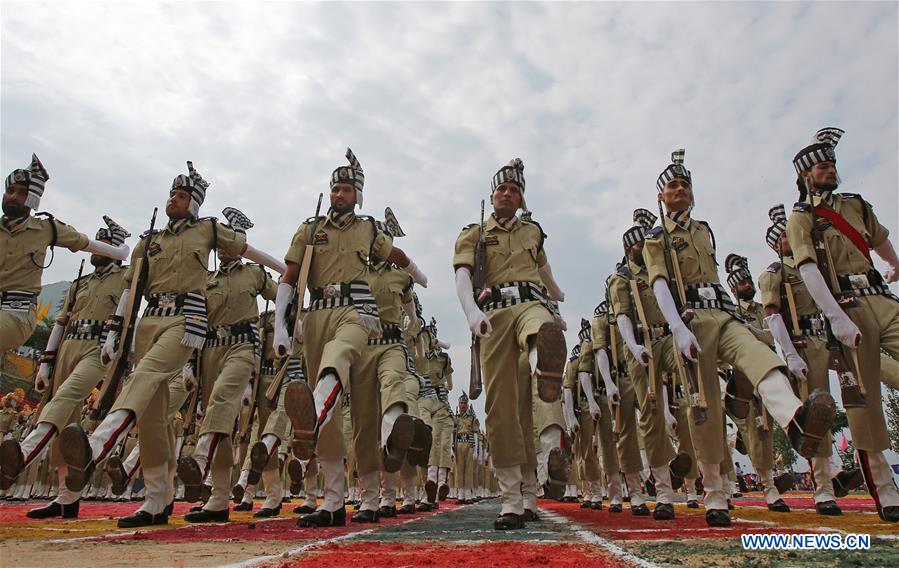 INDIAN-CONTROLLED KASHMIR-POLICE PASSING OUT PARADE