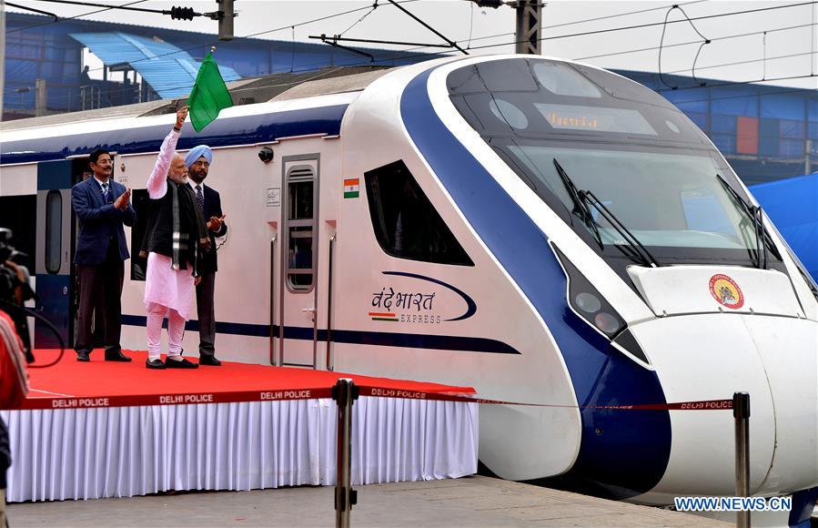 INDIA-NEW DELHI-PM-SEMI HIGH SPEED TRAIN