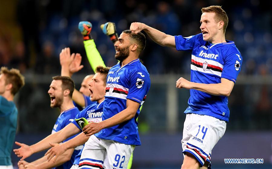 (SP)ITALY-GENOVA-SOCCER-ITALIAN CUP-SAMPDORIA VS AC MILAN