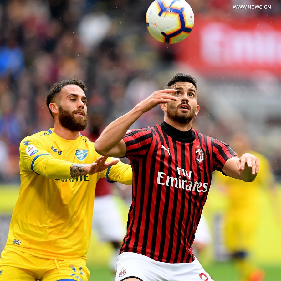 (SP)ITALY-MILAN-SOCCER-SERIE A-AC MILAN VS FROSINONE