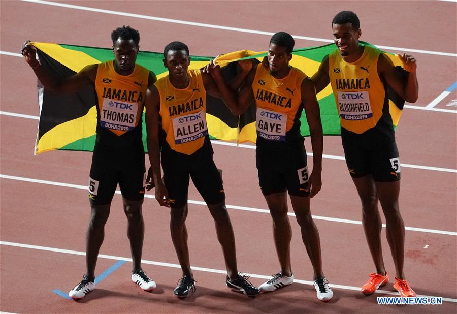 (SP)QATAR-DOHA-ATHLETICS-IAAF WORLD CHAMPIONSHIPS-MEN'S 4X400M RELAY