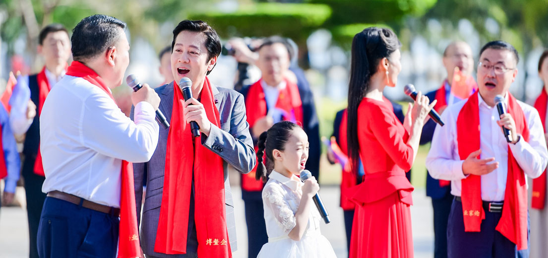 &ldquo;2019中國(guó)企業(yè)家博鰲論壇&rdquo;音樂(lè)紀(jì)錄片拍攝現(xiàn)場(chǎng)