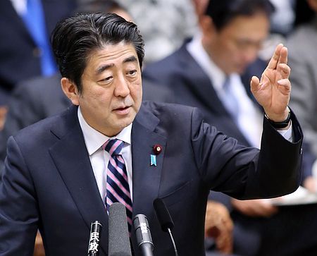 資料圖:安倍晉三