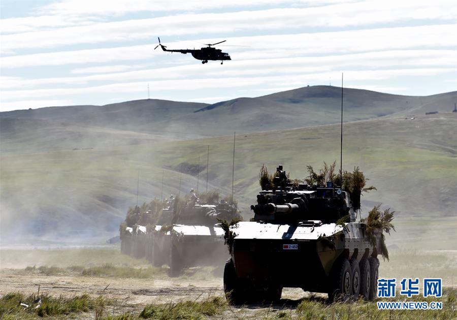 (國(guó)際·圖文互動(dòng))(5)“東方-2018”戰(zhàn)略演習(xí)中俄聯(lián)合戰(zhàn)役演練正式開(kāi)始
