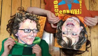 One painting every day: love from mom