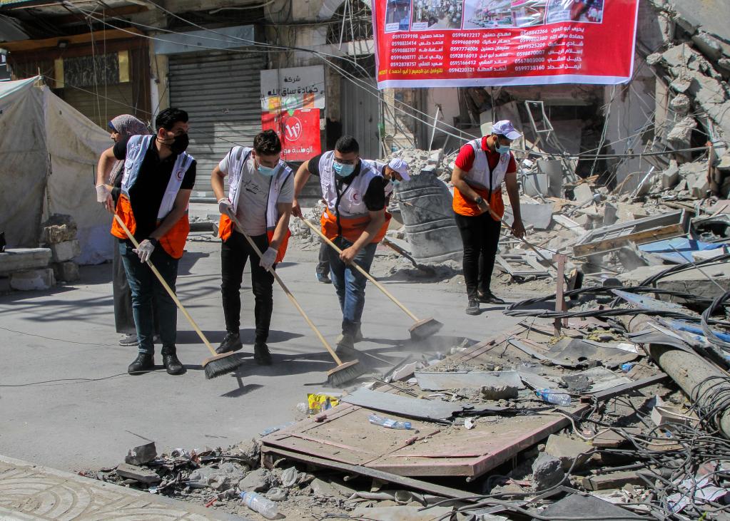 加沙城:清理家園