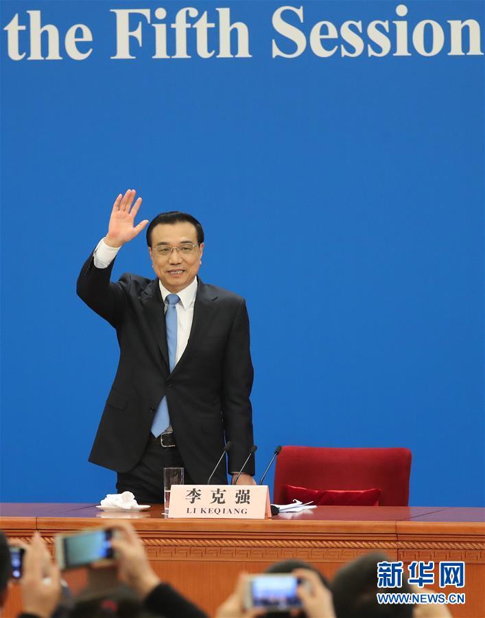 （兩會&middot;總理記者見面&middot;XHDW）（15）李克強(qiáng)總理與中外記者見面