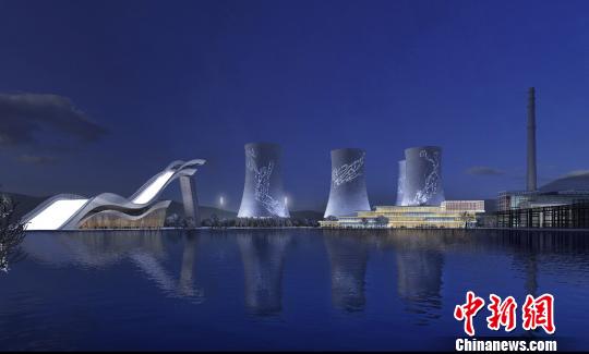 按照規(guī)劃，位于首鋼園區(qū)內(nèi)的滑雪大跳臺建成后將成為世界首例永久保留和使用的單板大跳臺場地。圖為單板大跳臺建成后的效果圖。冬奧組委供圖