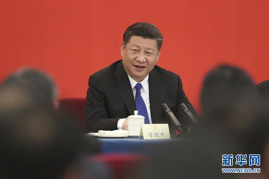(兩會)(2)習近平看望參加政協(xié)會議的民盟致公黨無黨派人士僑聯(lián)界委員