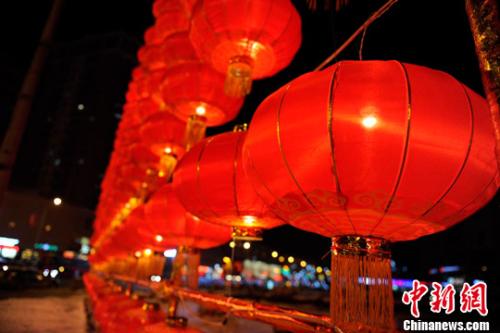 資料圖：紅燈籠。宋文佳 攝