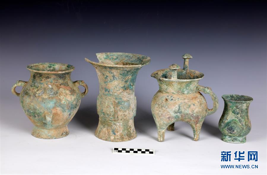 (圖文互動(dòng))(1)河南安陽(yáng)辛店遺址出土一批商代晚期青銅禮器