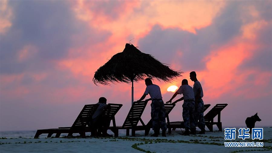 （壯麗70年&middot;奮斗新時代&middot;新華全媒頭條&middot;圖文互動）（9）&ldquo;你在我的航程上，我在你的視線里&rdquo;&mdash;&mdash;走進(jìn)海軍西沙中建島官兵的五彩世界