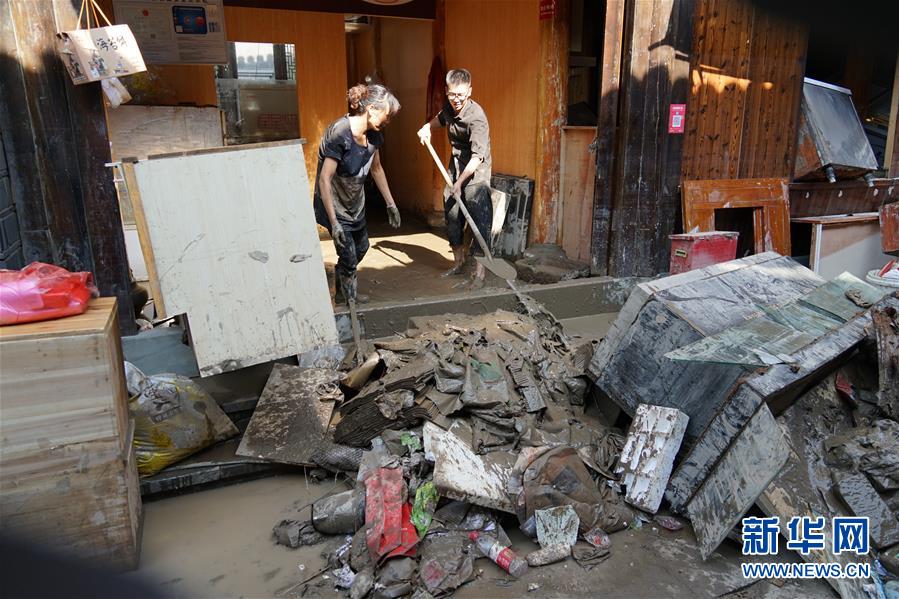 （關注&ldquo;利奇馬&rdquo;&middot;圖文互動）（4）古城洪災 八方馳援&mdash;&mdash;洪水災害下的浙江臨?，F(xiàn)場目擊