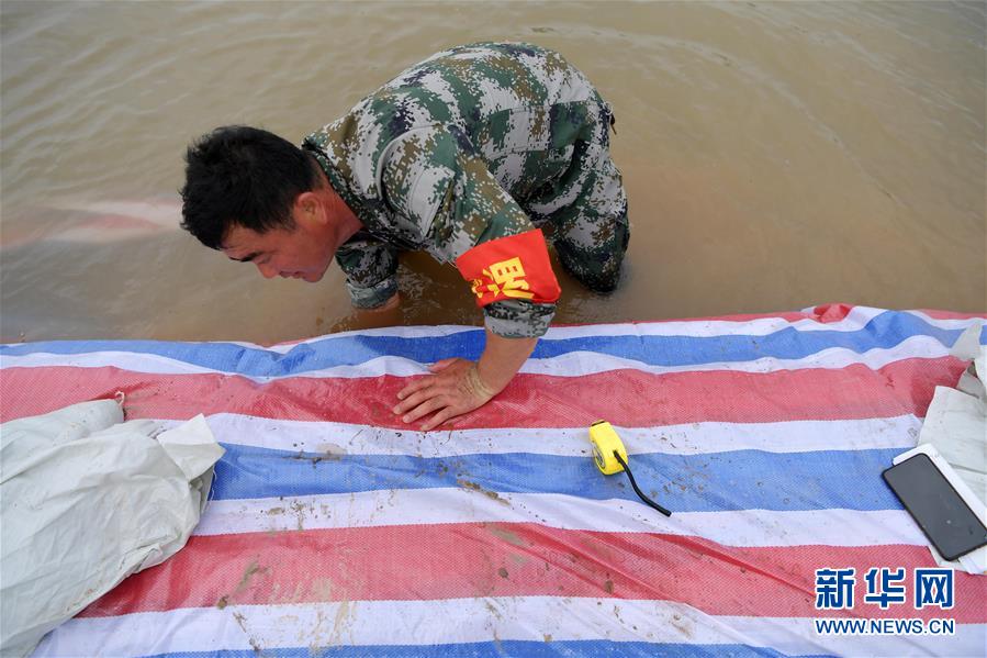（在習(xí)近平新時代中國特色社會主義思想指引下&mdash;&mdash;新時代新作為新篇章&middot;習(xí)近平總書記關(guān)切事&middot;圖文互動）（1）洪峰浪尖，鮮紅的黨旗高高飄揚(yáng)&mdash;&mdash;記防汛抗洪一線的共產(chǎn)黨員