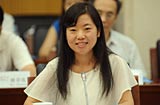 共產(chǎn)黨員微信、易信受眾代表喬薇發(fā)言
