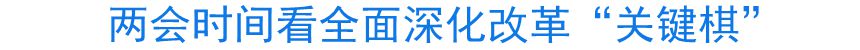 兩會(huì)時(shí)間看全面深化改革&ldquo;關(guān)鍵棋&rdquo;
