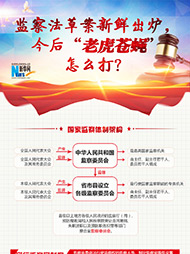 監(jiān)察法草案新鮮出爐 今后&ldquo;老虎蒼蠅&rdquo;怎么打？