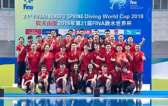 第五次包攬世界杯金牌 跳水&ldquo;夢之隊(duì)&rdquo;&ldquo;無敵不寂寞&rdquo;