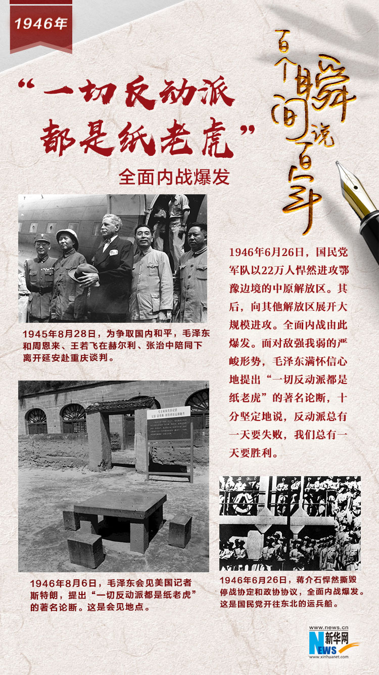 1946，&ldquo;一切反動派都是紙老虎&rdquo;