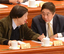馮鞏、馮驥才出席政協(xié)全體會(huì)議