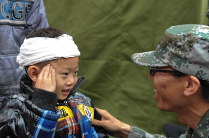 災難中，那些動人瞬間