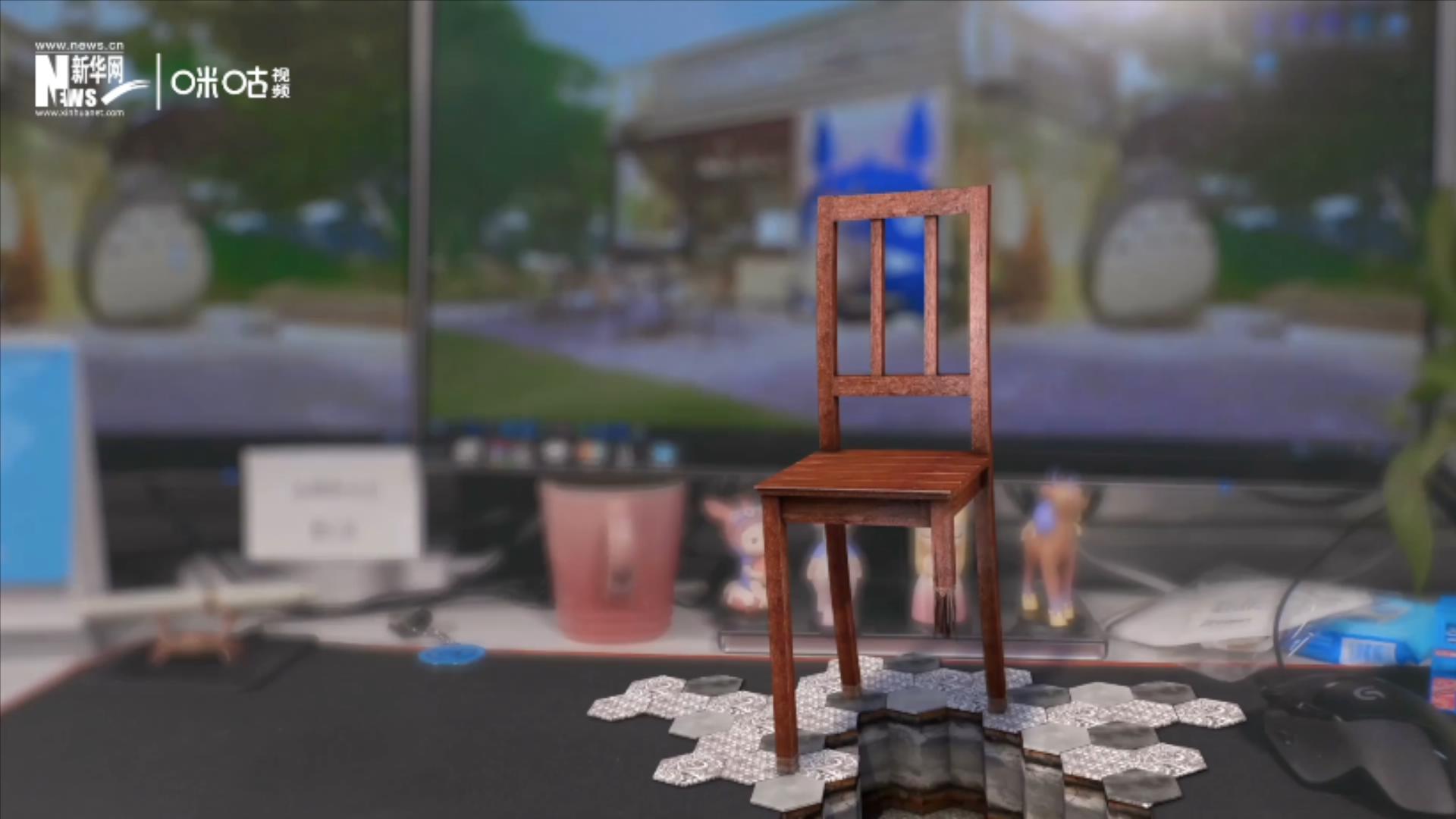 椅子重5噸，高達12米，椅背有兩層樓高