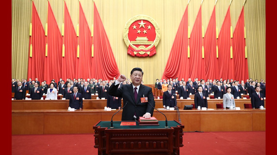 習(xí)近平當(dāng)選國家主席、中央軍委主席