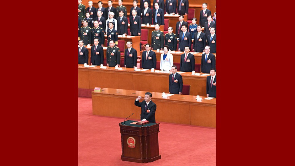 習(xí)近平當(dāng)選國家主席、中央軍委主席