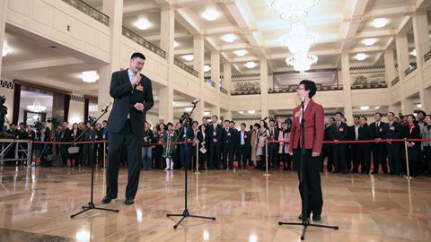 全國政協(xié)十三屆二次會(huì)議第二場&ldquo;委員通道&rdquo;