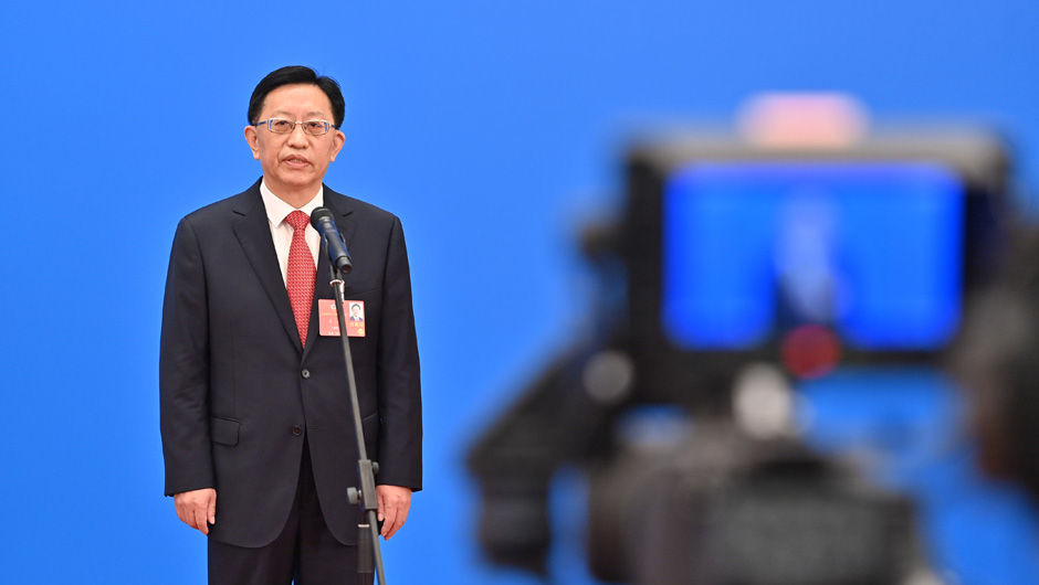 全國(guó)政協(xié)委員宋鑫接受媒體采訪(fǎng)