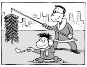 春節(jié)若遇霧霾，煙花怎么放？