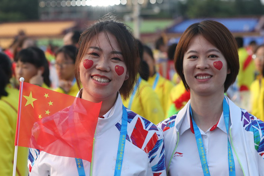 今晚，我們歡聚在天安門廣場