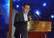 新華網(wǎng)黨組成員、副總裁汪金福致辭