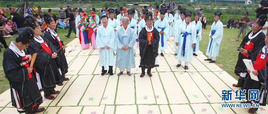 (國際·出訪配合)(2)“漢風”在韓國