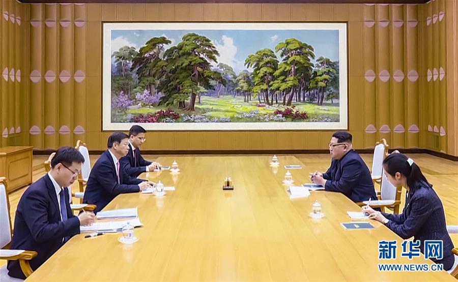 （新華網(wǎng)）金正恩會見中聯(lián)部部長、中國藝術(shù)團團長宋濤 