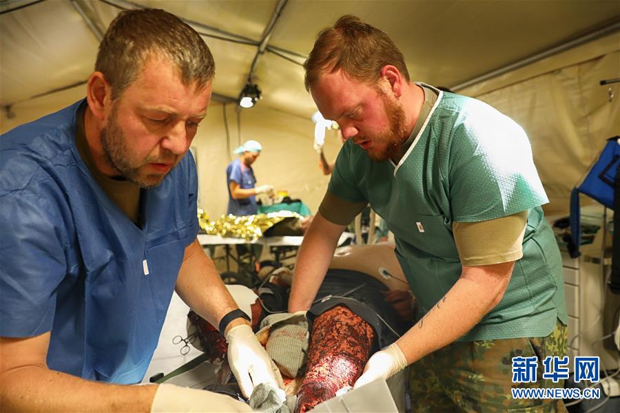 （國際&middot;圖文互動）（5）&ldquo;共同的理念，讓合作更深入更順暢&rdquo;&mdash;&mdash;走進(jìn)中德&ldquo;聯(lián)合救援-2019&rdquo;衛(wèi)勤實(shí)兵聯(lián)合演習(xí)德方野戰(zhàn)二級醫(yī)院