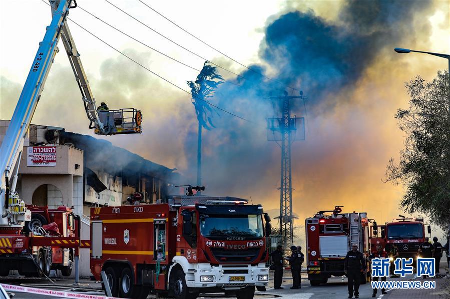 (國(guó)際)(2)以色列遭近200枚火箭彈襲擊