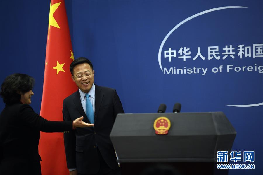 (圖文互動(dòng))新任外交部發(fā)言人趙立堅(jiān)亮相