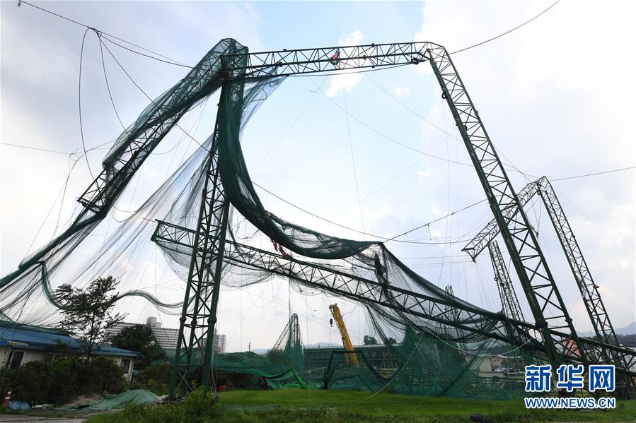 (國際)(6)超強(qiáng)臺(tái)風(fēng)“美莎克”過境韓國致1死1傷