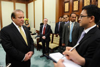 新華網專訪巴基斯坦總理穆罕默德&middot;納瓦茲&middot;謝里夫