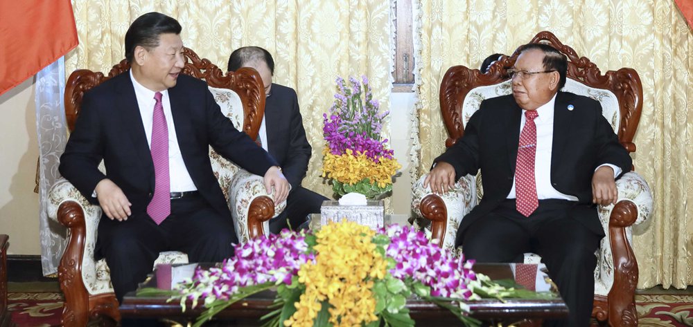 習近平同老撾人民革命黨中央委員會總書記、國家主席本揚舉行會談