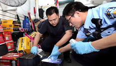 上海警方嚴(yán)打&ldquo;盜三車&rdquo;團伙