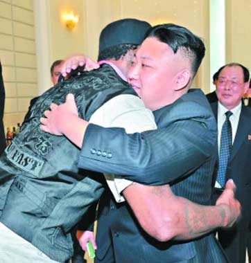 金正恩托羅德曼轉(zhuǎn)告奧巴馬：不打仗，打電話